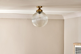 Konnie Bathroom Ceiling Light - Clear