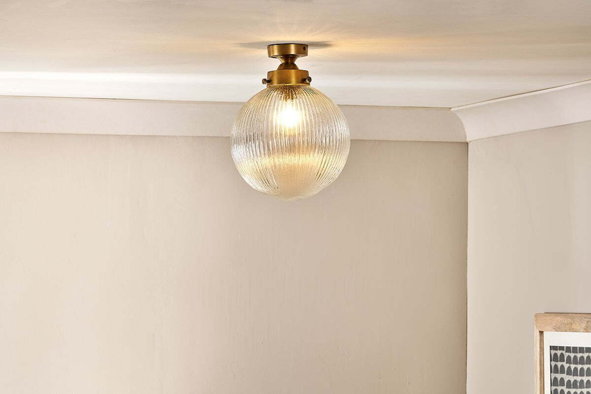Konnie Bathroom Ceiling Light - Clear-LIGHTS-Nkuku