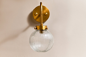Konnie Bathroom Wall Light - Clear