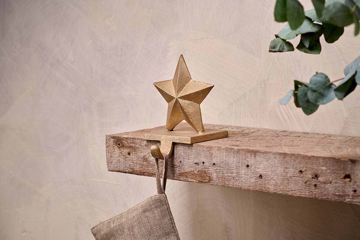 Kotta Stocking Star Holder-CHRISTMAS DECORATIONS-Nkuku