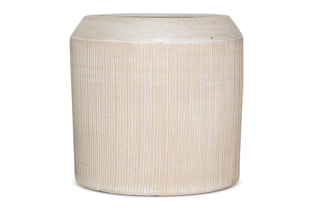 Kubo Ceramic Planter - Cream