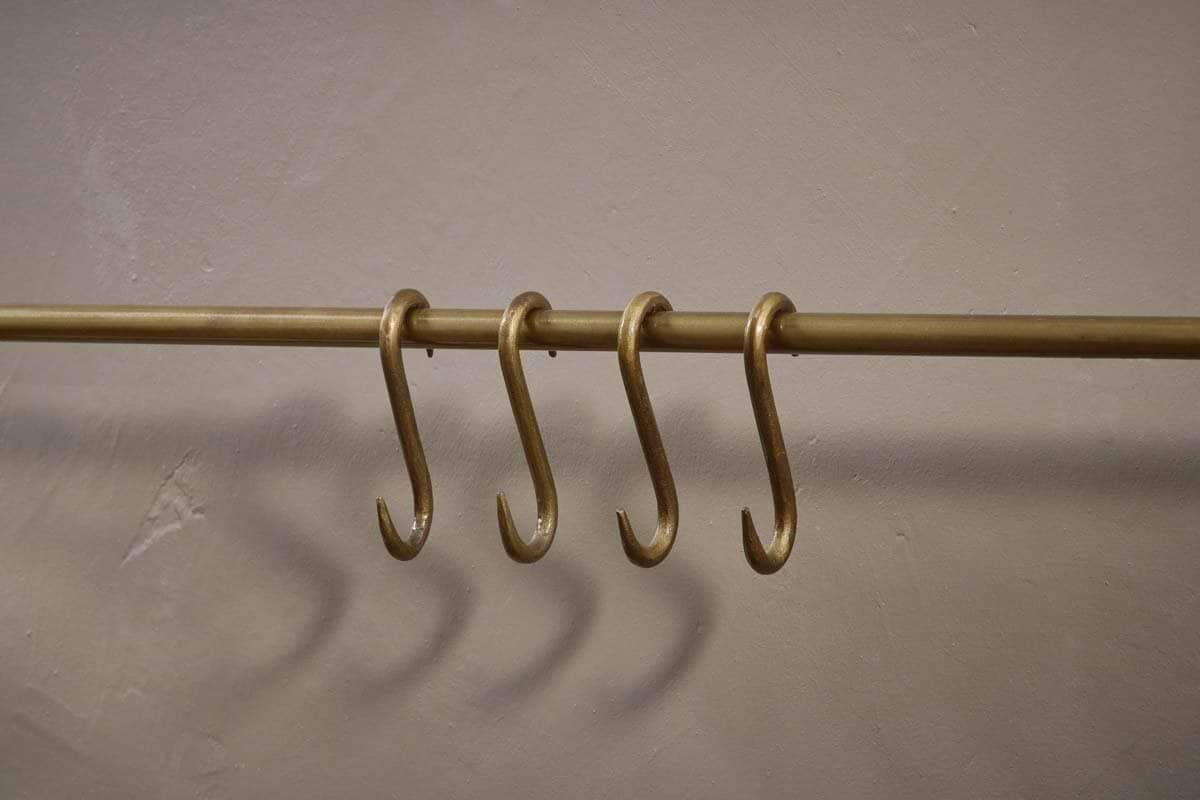 Laila Iron Hanging Rail - Brass