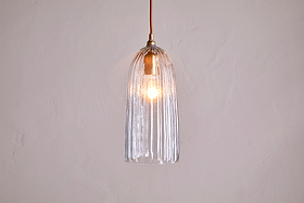 Lumina Recycled Glass Pendant - Clear