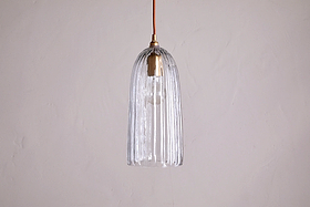 Lumina Recycled Glass Pendant - Clear