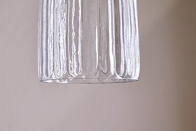 Lumina Recycled Glass Pendant - Clear