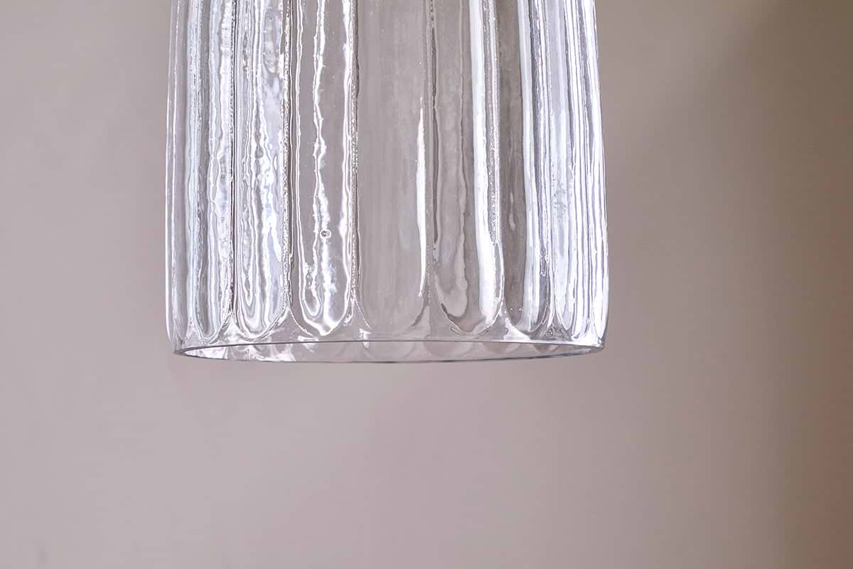 Lumina Recycled Glass Pendant - Clear