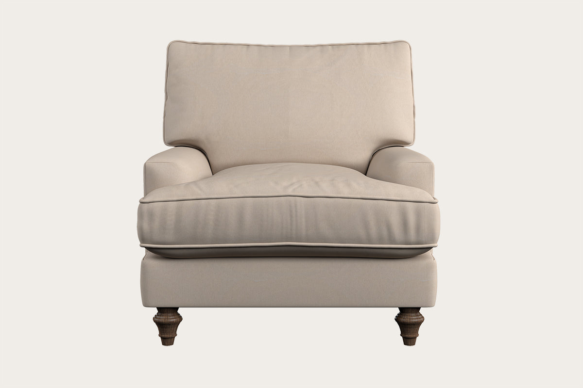 Marri Armchair - Recycled Cotton Natural-MAKE TO ORDER-Nkuku