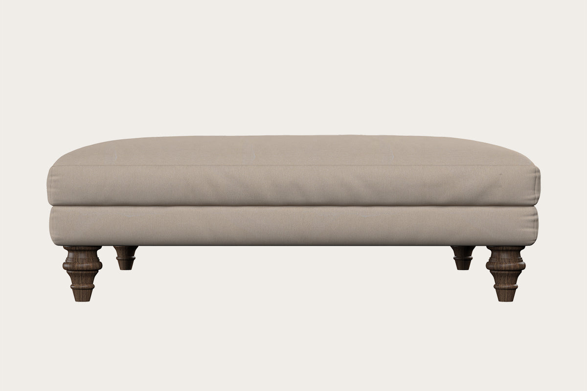 Marri Grand Footstool - Recycled Cotton Natural