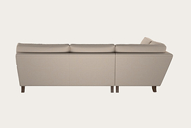 Marri Grand Left Hand Corner Sofa - Recycled Cotton Natural-MAKE TO ORDER-Nkuku
