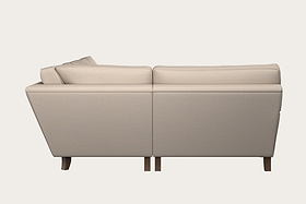 Marri Grand Left Hand Corner Sofa - Recycled Cotton Natural-MAKE TO ORDER-Nkuku