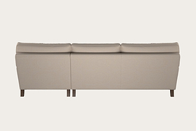 Marri Grand Right Hand Chaise Sofa - Recycled Cotton Natural