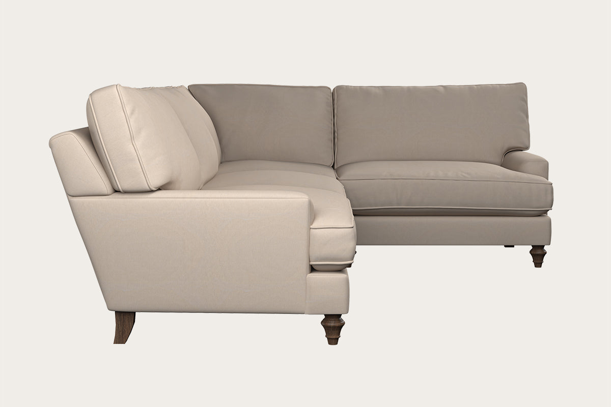 Marri Grand Right Hand Corner Sofa - Recycled Cotton Natural