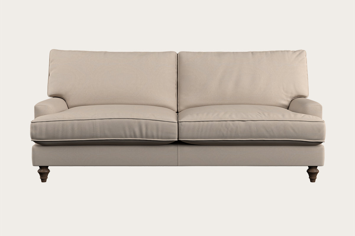 Marri Large Sofa - Recycled Cotton Natural-MAKE TO ORDER-Nkuku