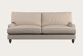 Marri Large Sofa - Recycled Cotton Natural-MAKE TO ORDER-Nkuku