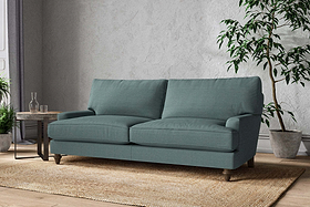 Marri Large Sofa - Recycled Cotton Airforce-MAKE TO ORDER-Nkuku