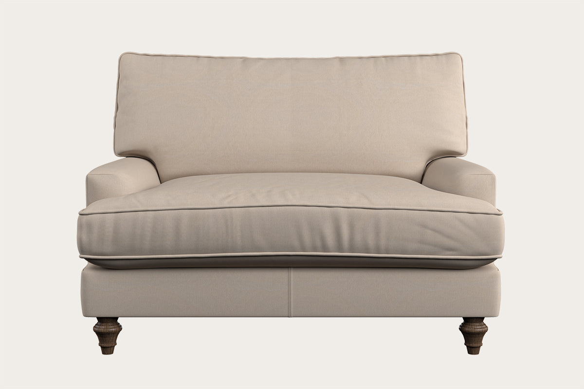 Marri Love Seat - Recycled Cotton Natural
