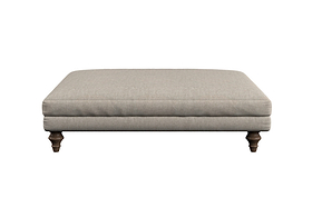 Marri Grand Footstool - Brera Linen Natural