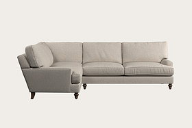 Marri Grand Left Hand Corner Sofa - Brera Linen Natural-MAKE TO ORDER-Nkuku