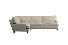 Marri Grand Left Hand Corner Sofa - Brera Linen Natural