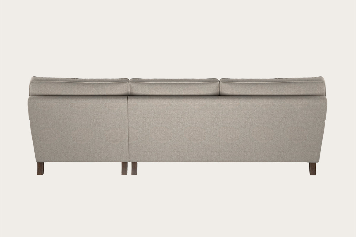 Marri Grand Right Hand Chaise Sofa - Brera Linen Natural