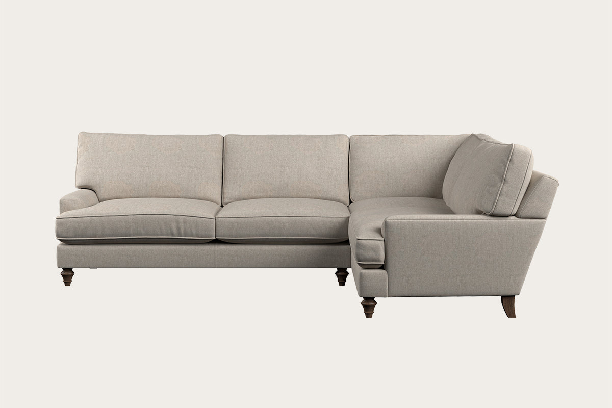 Marri Grand Right Hand Corner Sofa - Brera Linen Natural-MAKE TO ORDER-Nkuku