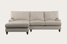 Marri Large Left Hand Chaise Sofa - Brera Linen Natural-MAKE TO ORDER-Nkuku