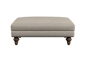 Marri Medium Footstool - Brera Linen Natural