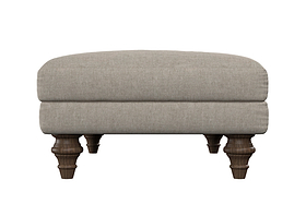 Marri Medium Footstool - Brera Linen Natural