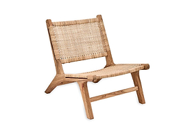 Madrisana Acacia & Rattan Woven Chair