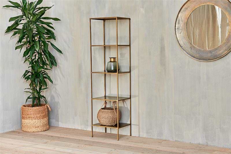 Mahi Shelving Unit - Narrow-STORAGE FURNITURE-Nkuku