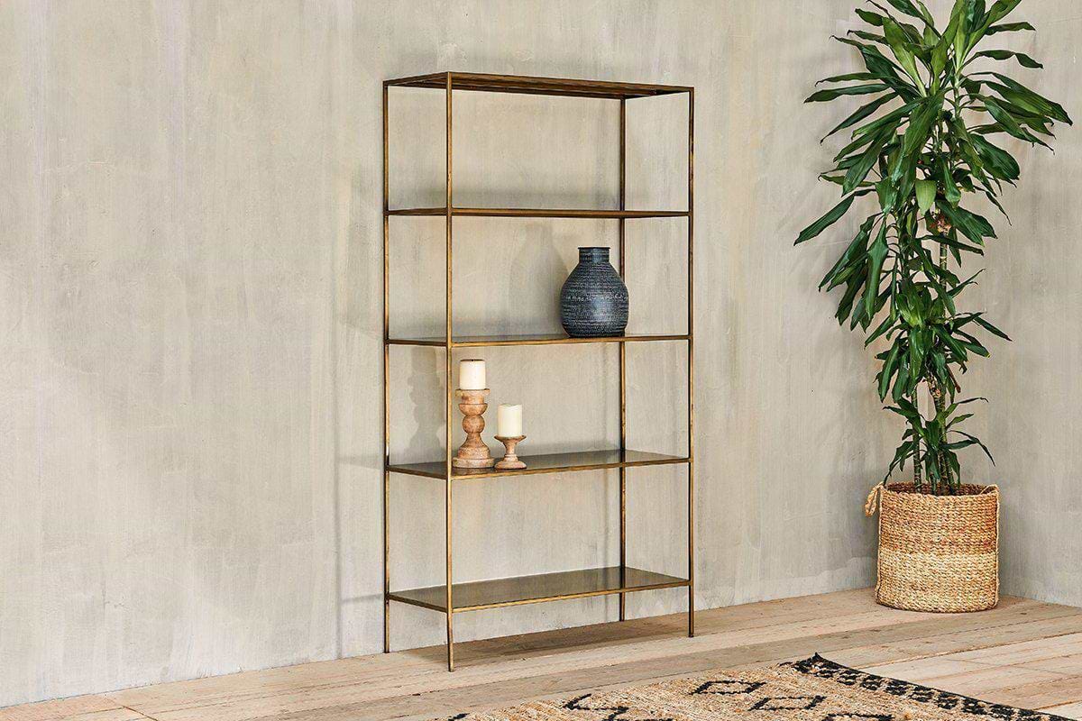Mahi Shelving Unit - Wide-STORAGE FURNITURE-Nkuku