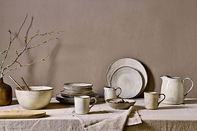 Malia Dinner Plate - Cream