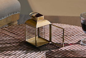 Maro Brass Lantern - Small