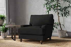 Marri Armchair - Brera Linen Charcoal