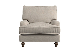 Marri Armchair - Brera Linen Chestnut
