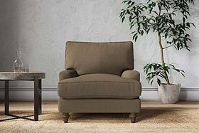 Marri Armchair - Brera Linen Chestnut