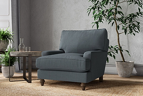Marri Armchair - Brera Linen Dusk