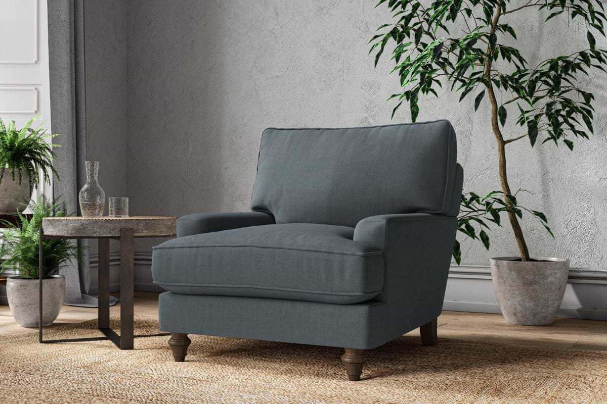Marri Armchair - Brera Linen Dusk