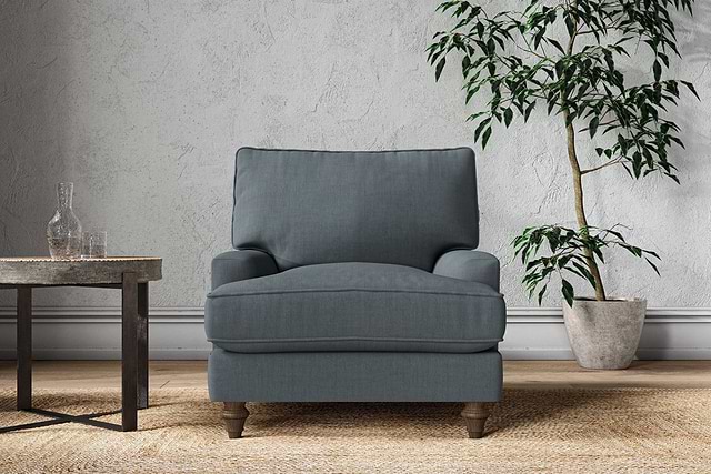 Marri Armchair - Brera Linen Dusk