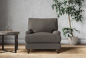 Marri Armchair - Brera Linen Granite-nkuku