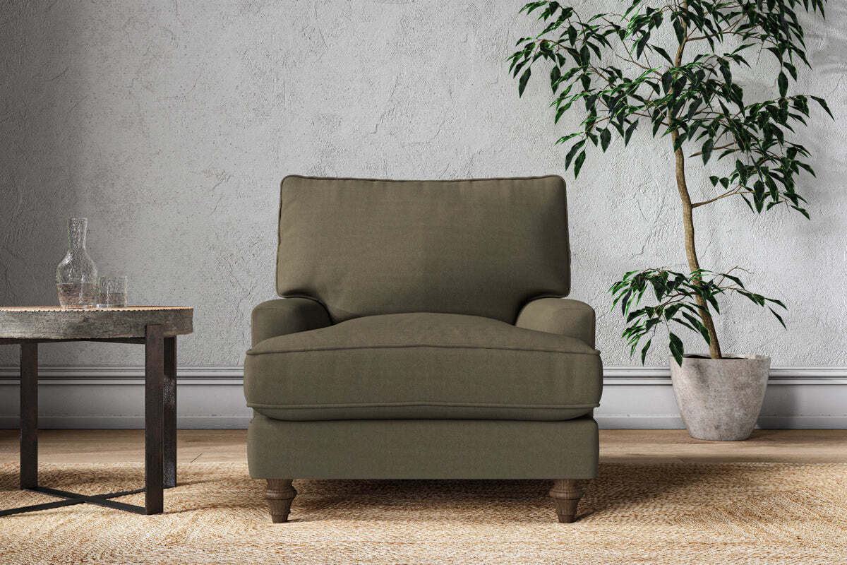 Marri Armchair - Recycled Cotton Fatigue-MAKE TO ORDER-Nkuku