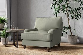 Marri Armchair - Recycled Cotton Seaspray-MAKE TO ORDER-Nkuku