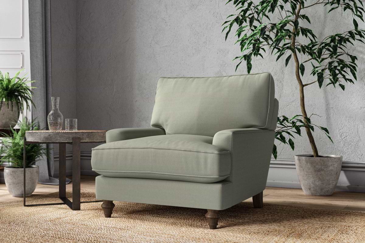 Marri Armchair - Recycled Cotton Seaspray-MAKE TO ORDER-Nkuku
