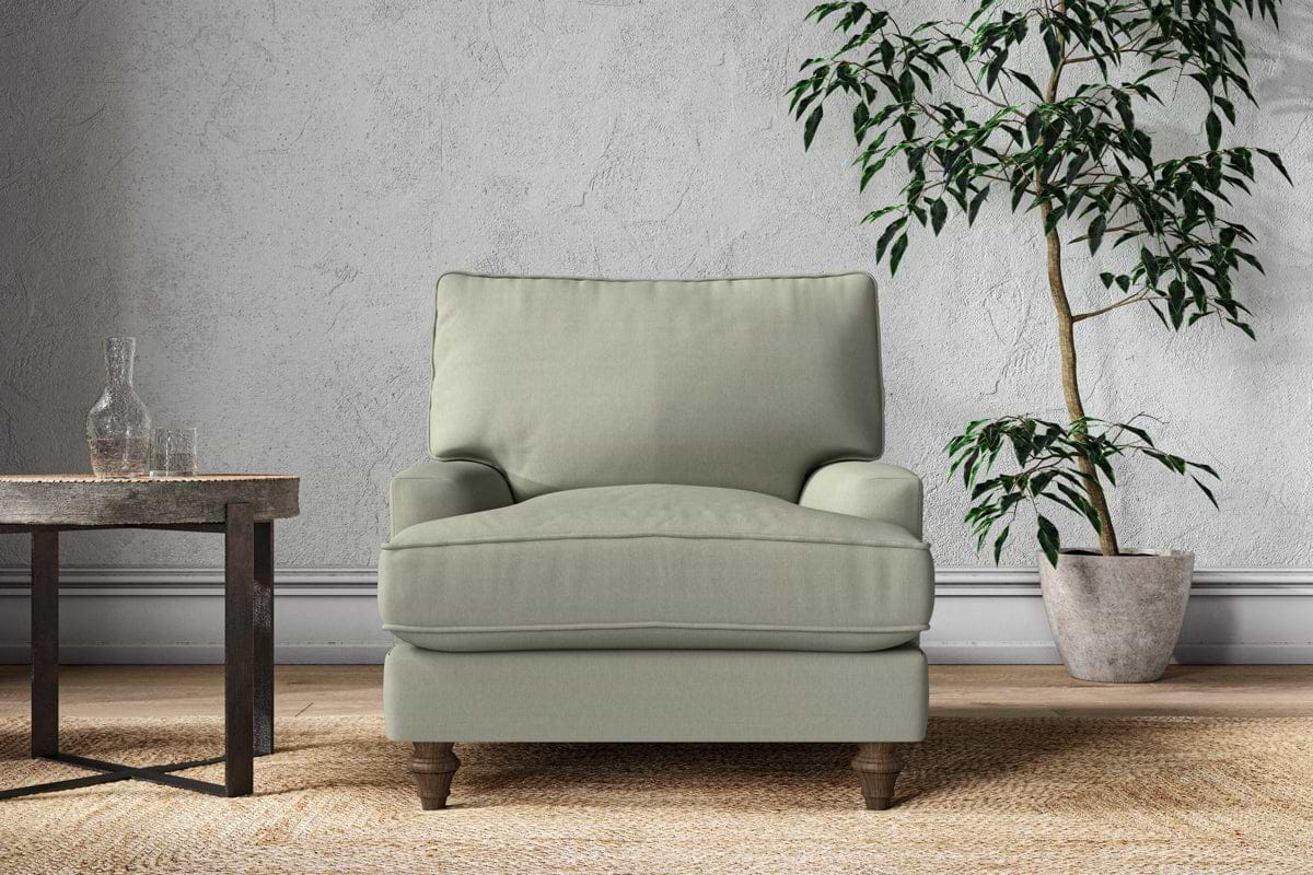 Marri Armchair - Recycled Cotton Seaspray-MAKE TO ORDER-Nkuku