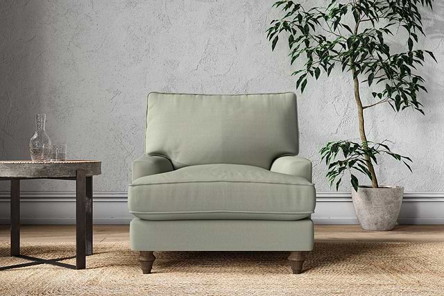 Marri Armchair - Recycled Cotton Seaspray-MAKE TO ORDER-Nkuku