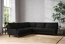 Marri Grand Corner Sofa - Brera Linen Charcoal