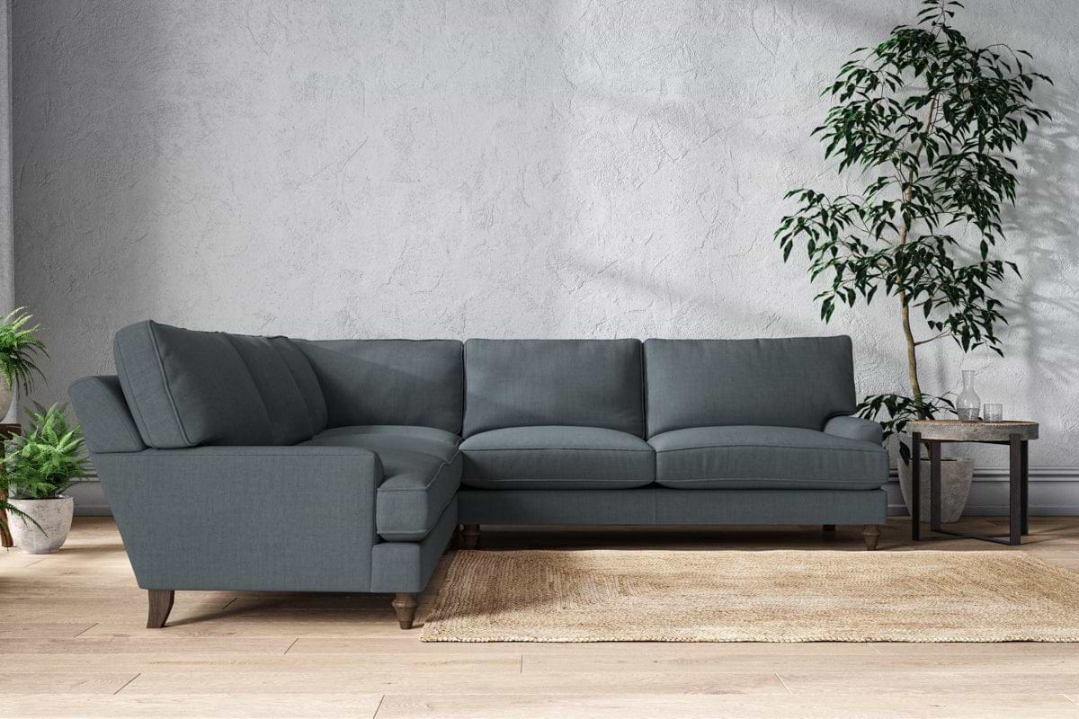 Marri Grand Corner Sofa - Brera Linen Dusk-MAKE TO ORDER-Nkuku