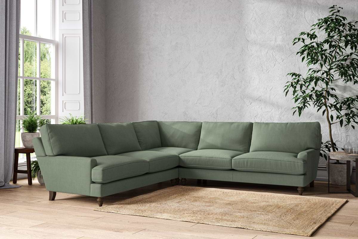 Marri Grand Corner Sofa - Brera Linen Jade