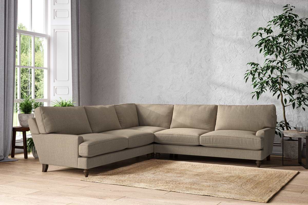Marri Grand Corner Sofa - Brera Linen Pebble