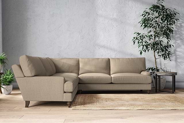 Marri Grand Corner Sofa - Brera Linen Pebble